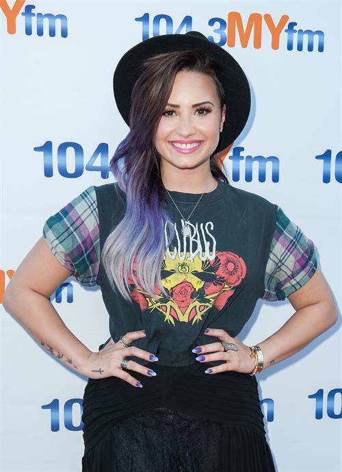 Demi Lovato attends 104.3 MY FM My Big Night Out on June 16, 2014 in Hollywood, California