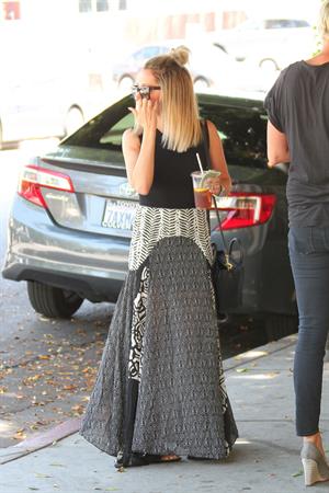Ashley Tisdale heads to a hair salon in West Hollywood June 12, 2014