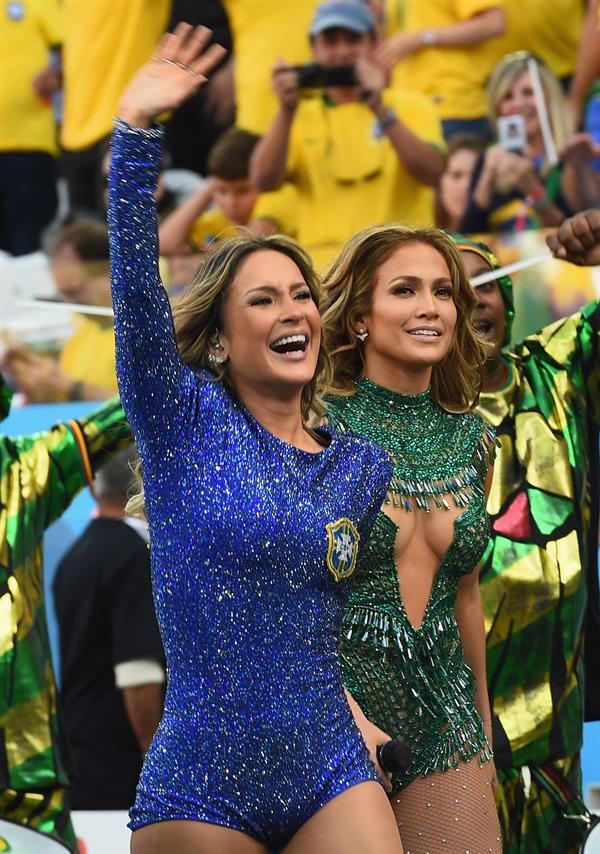 Jennifer Lopez performs during the Opening Ceremony of the 2014 FIFA World Cup Brazil June 12, 2014