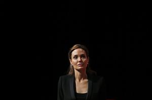 Angelina Jolie at the Global Summit To End Sexual Violence In Conflict June 12, 2014