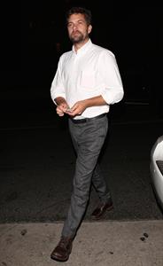 Diane Kruger and Joshua Jackson leaving Giorgio Baldi June 11, 2014