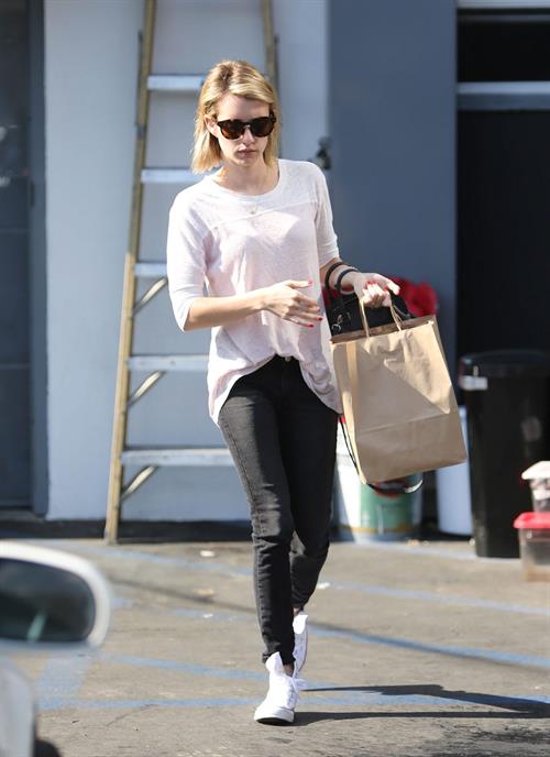 Emma Roberts out in Beverly Hills June 9, 2014