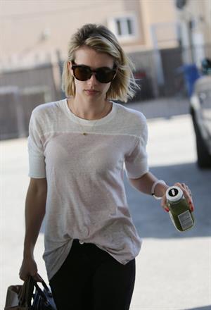 Emma Roberts out in Beverly Hills June 9, 2014