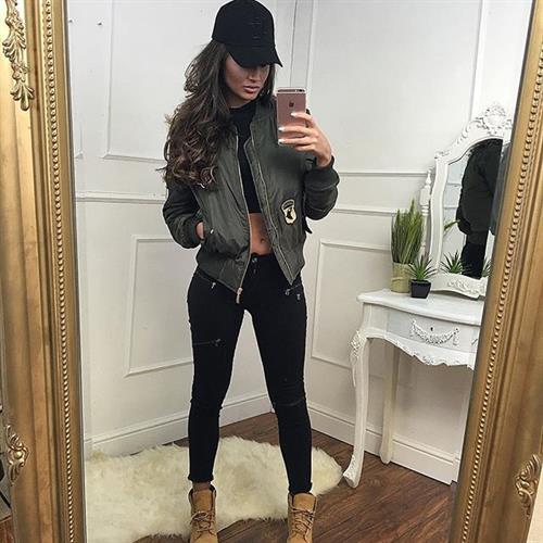Megan McKenna taking a selfie