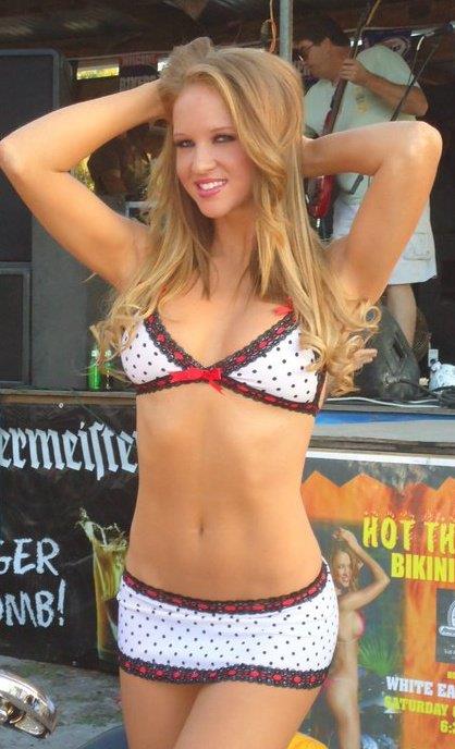 Samantha Harris (Model) in a bikini