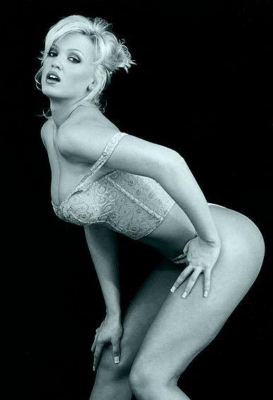 Heather Kozar in lingerie