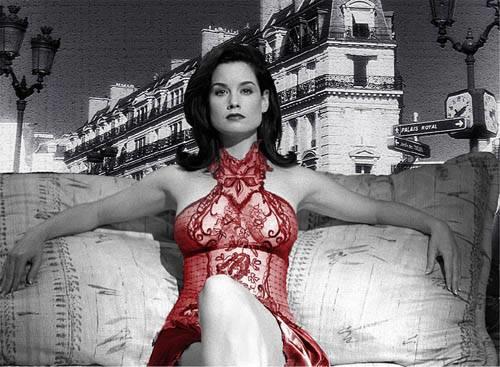 Carrie Stevens in lingerie