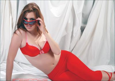 Jess Robinson in lingerie