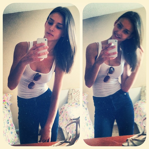 Rachel Cook taking a selfie