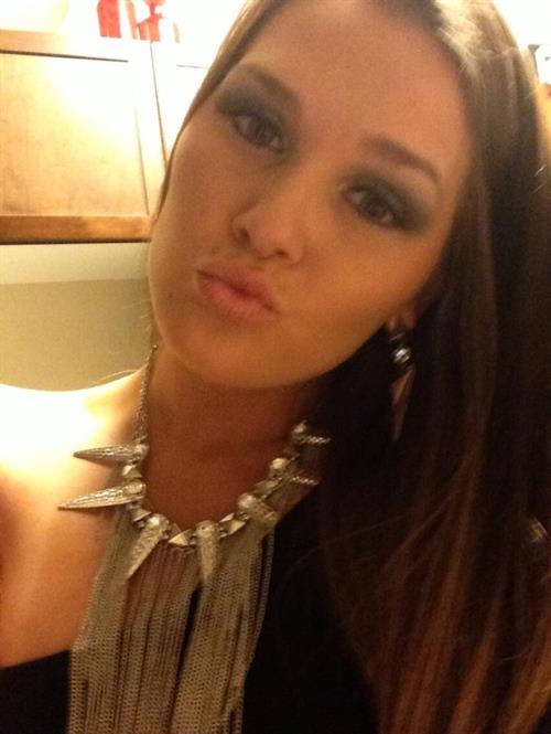 Abby Cross taking a selfie