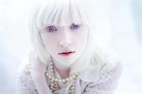 Beautiful albinos model