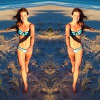 Tanya Poppett in a bikini