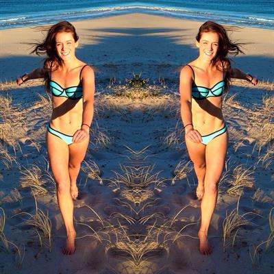 Tanya Poppett in a bikini