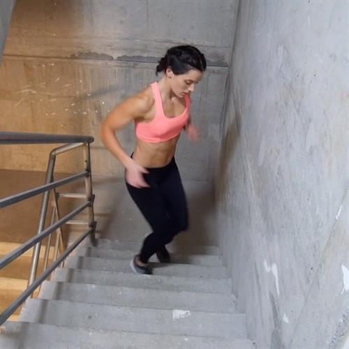 Tanya Poppett in Yoga Pants