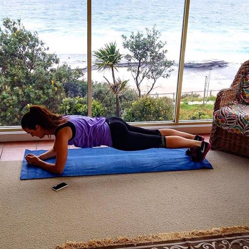 Tanya Poppett in Yoga Pants