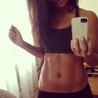 Mónica Alvarez taking a selfie