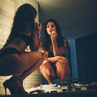 Mónica Alvarez in lingerie