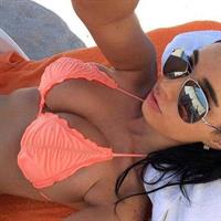 Anonymous in a bikini taking a selfie