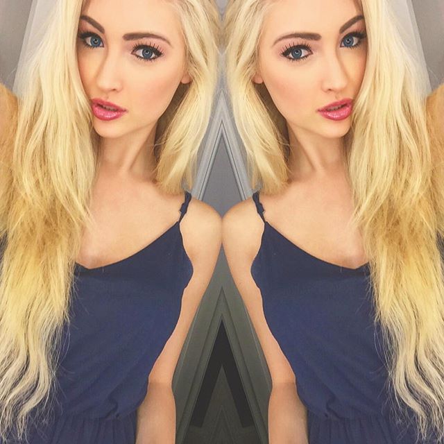Anna Faith Carlson taking a selfie