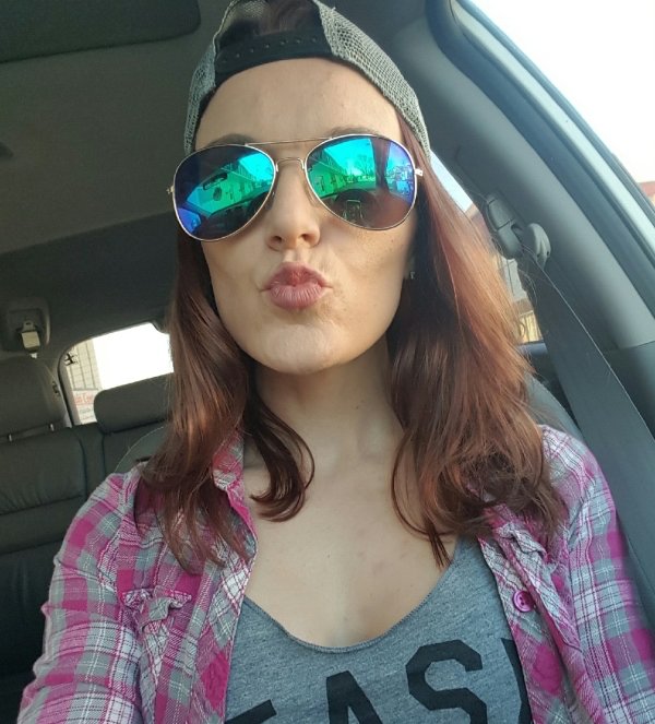 Anonymous taking a selfie