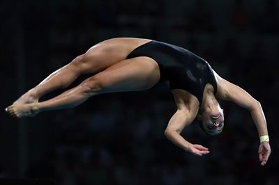 Juliana Veloso was a diver for Brazil in the 2012 London Olympics