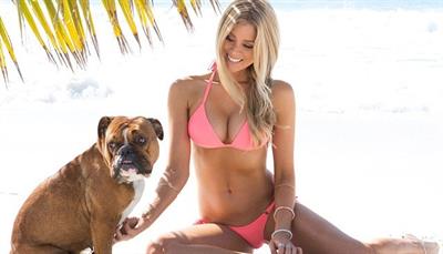 Sheridyn Fisher in a bikini