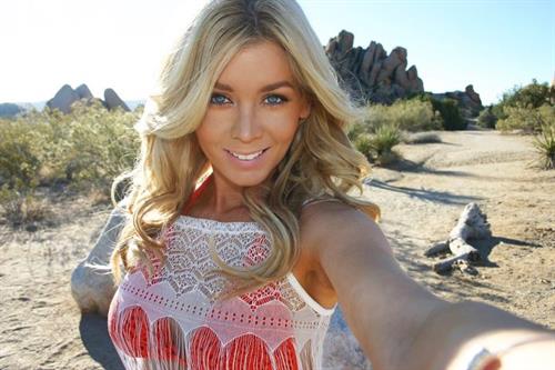 Sheridyn Fisher taking a selfie