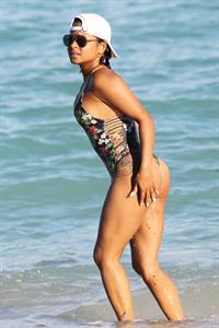 Christina Milian in a bikini
