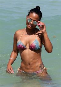 Christina Milian in a bikini