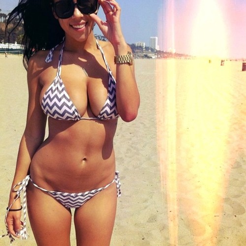 Devin Brugman in a bikini