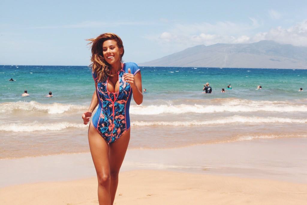 Devin Brugman in a bikini