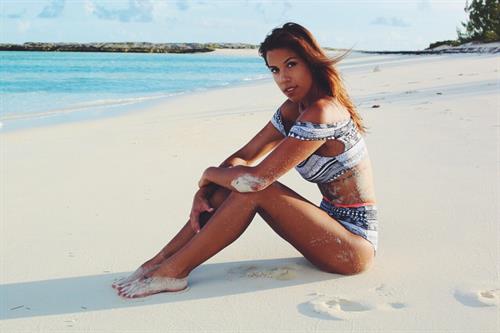 Devin Brugman in a bikini