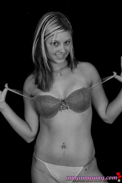 Amy Amy in lingerie