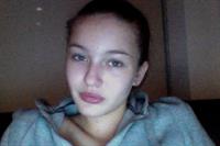 Kristina Romanova taking a selfie