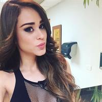 Yanet Garcia taking a selfie