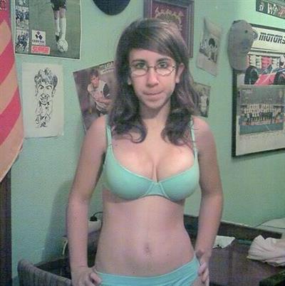 Anonymous in lingerie