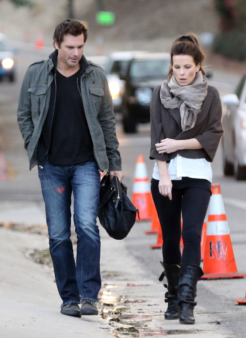 Kate Beckinsale headed to a high school football game in Studio City 11/10/12