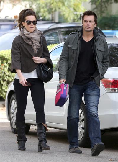 Kate Beckinsale headed to a high school football game in Studio City 11/10/12