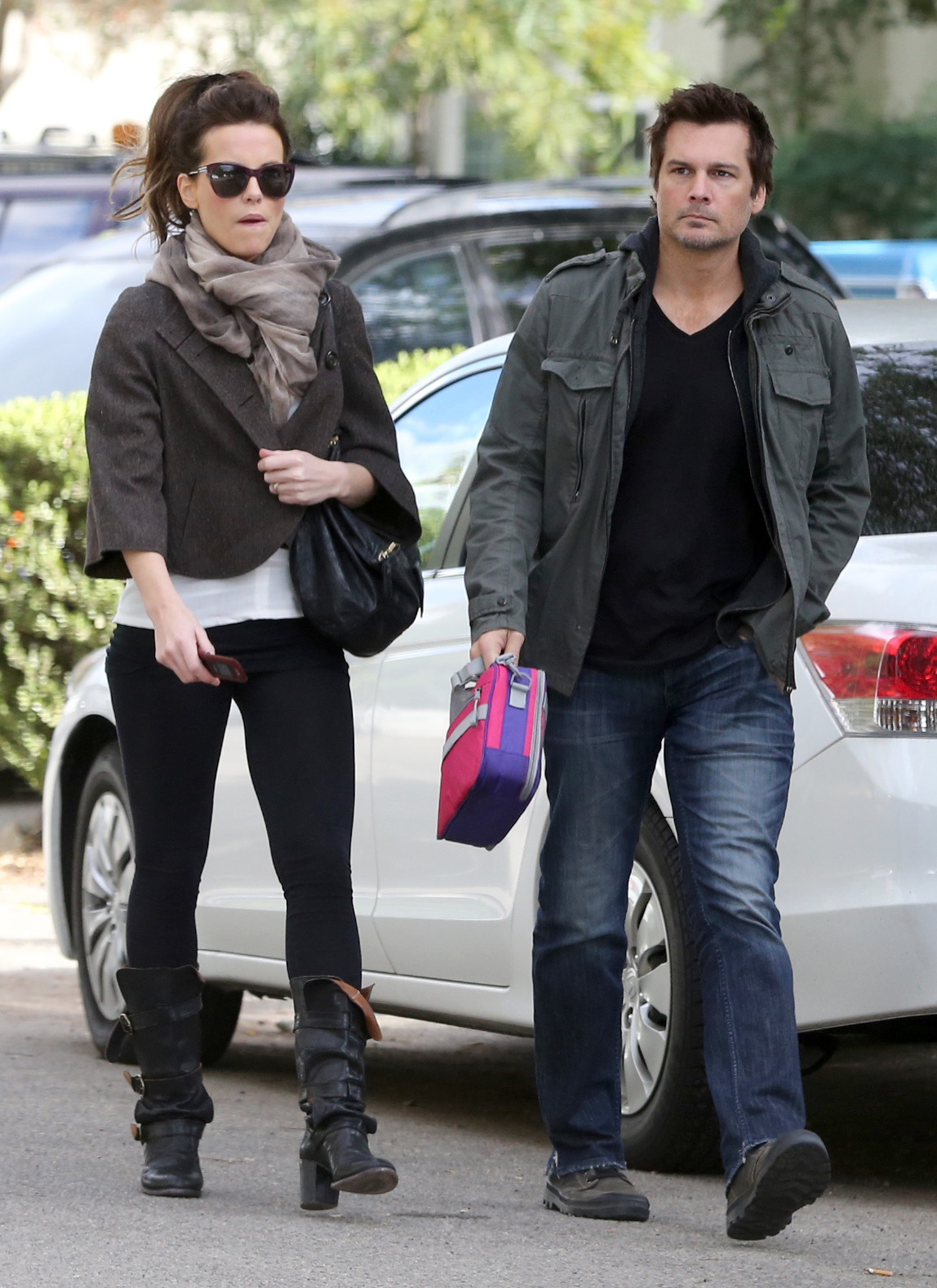 Kate Beckinsale headed to a high school football game in Studio City 11/10/12