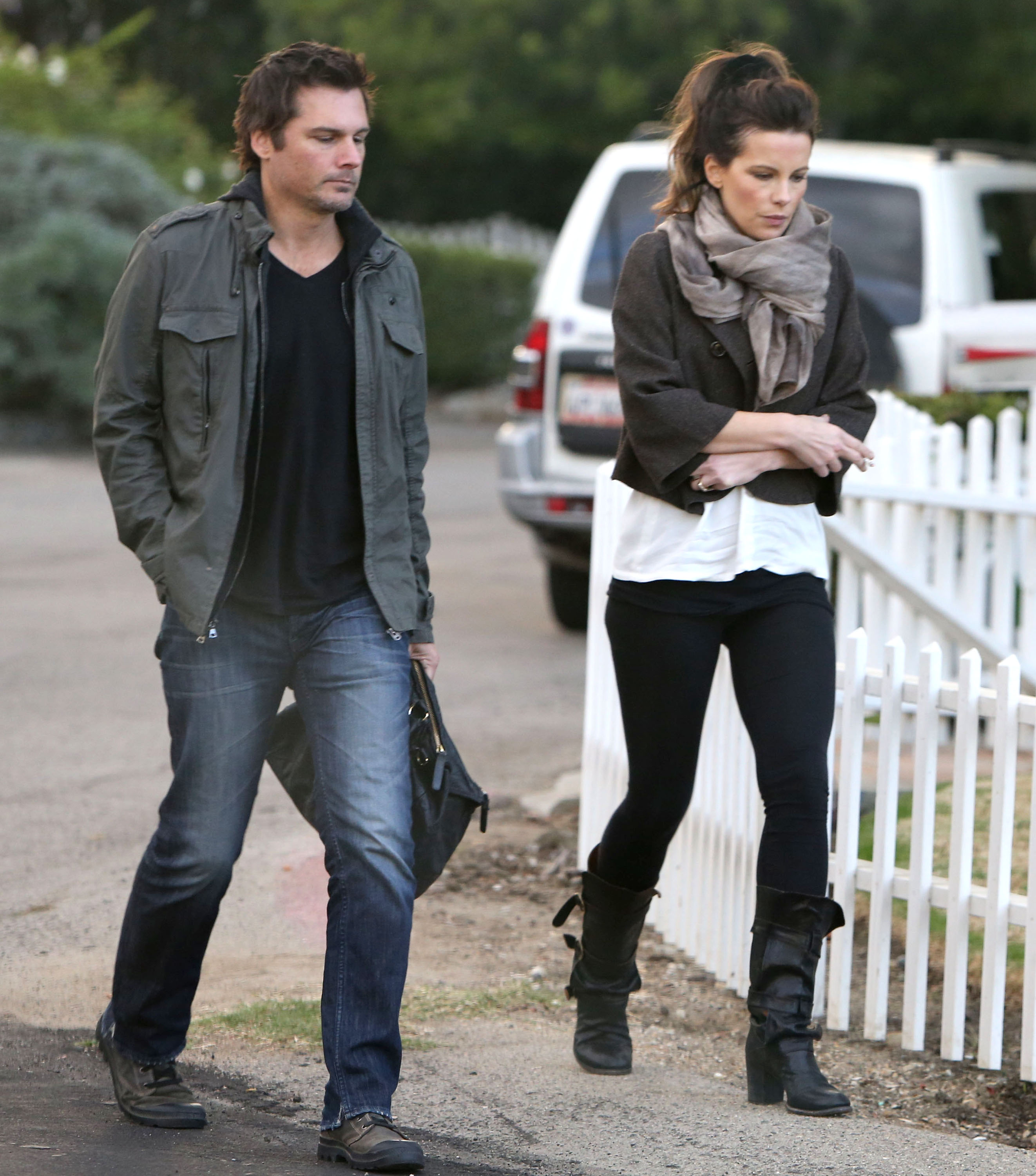 Kate Beckinsale headed to a high school football game in Studio City 11/10/12