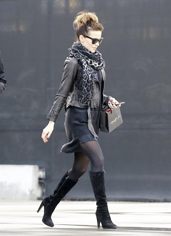 Kate Beckinsale  Did some shopping at Mayfield and Fred Segal in L.A.  December 2, 2012 