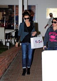Kate Beckinsale was spotted shopping with a friend at Fred Segal in Santa Monica January 29, 2013