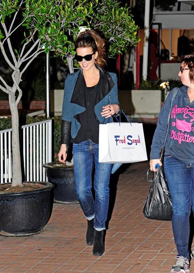 Kate Beckinsale was spotted shopping with a friend at Fred Segal in Santa Monica January 29, 2013