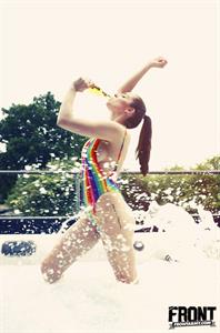 Danielle Sharp in a bikini