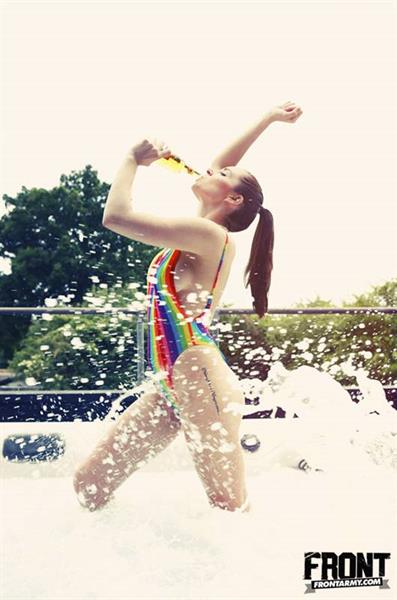 Danielle Sharp in a bikini