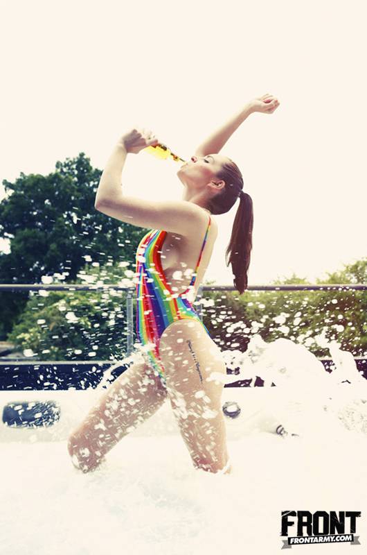 Danielle Sharp in a bikini