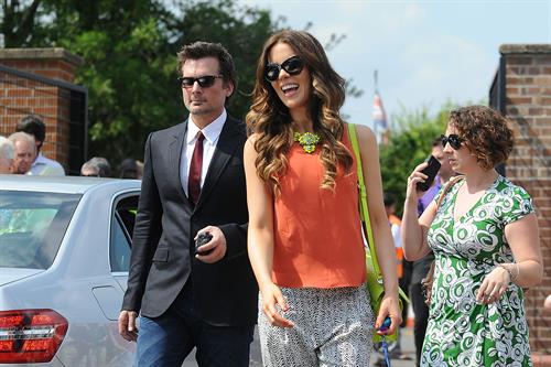 Kate Beckinsale Richard Beckinsale plaque unveiled at College House Junior School in Nottingham July 17-2013 