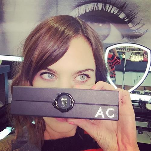 Alexa Chung taking a selfie