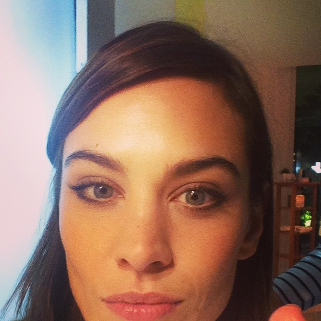 Alexa Chung taking a selfie