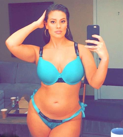 Ashley Graham in lingerie